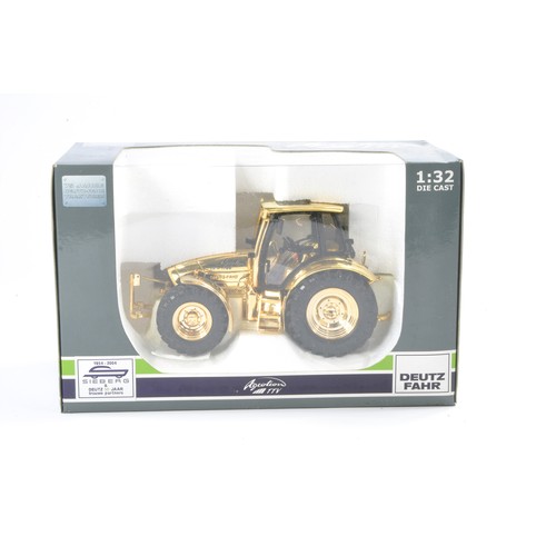 240 - Universal Hobbies 1/32 Deutz Agrotron TTV 1160 Gold Edition Tractor. Excellent and secured in box wi... 