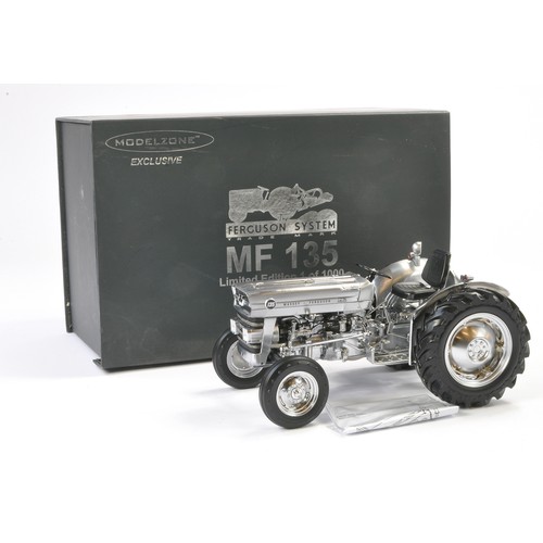 241 - Universal Hobbies for Modelzone 1/16 Massey Ferguson 35X Chrome Edition Tractor. Looks to be without... 