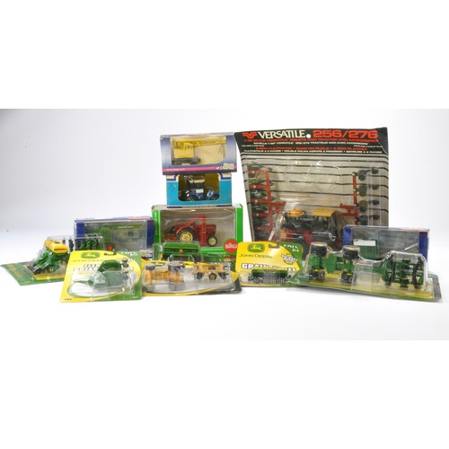 245 - Assorted and mostly 1/64 and 1/50 farm and construction issues including unopened Ertl, Corgi, Scale... 