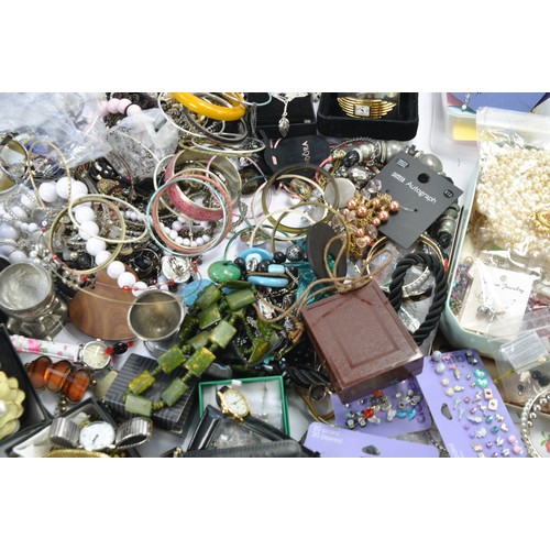 663 - A large collection of mostly used costume jewelry from various makers as shown. In addition a select... 