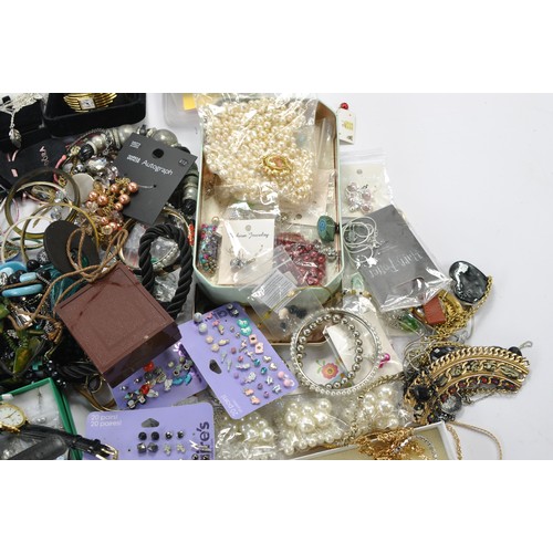 663 - A large collection of mostly used costume jewelry from various makers as shown. In addition a select... 