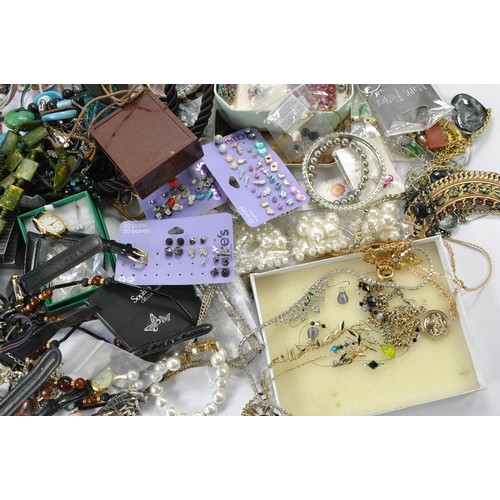 663 - A large collection of mostly used costume jewelry from various makers as shown. In addition a select... 