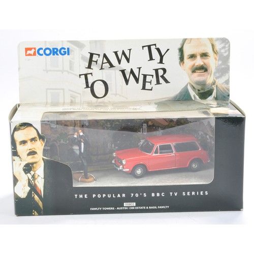 174 - Corgi No. 00802 Fawlty Towers Austin 1300 Estate and Basil Fawlty Figure. Excellent in Excellent Spe... 