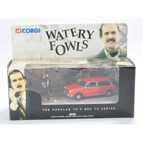 175 - Corgi No. 00802 Fawlty Towers Austin 1300 Estate and Basil Fawlty Figure. Excellent in Excellent Spe... 