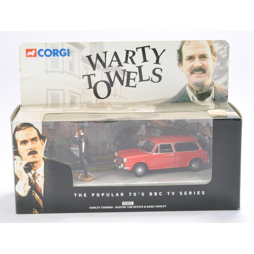 176 - Corgi No. 00802 Fawlty Towers Austin 1300 Estate and Basil Fawlty Figure. Excellent in Excellent Spe... 