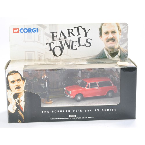 177 - Corgi No. 00802 Fawlty Towers Austin 1300 Estate and Basil Fawlty Figure. Excellent in Excellent Spe... 