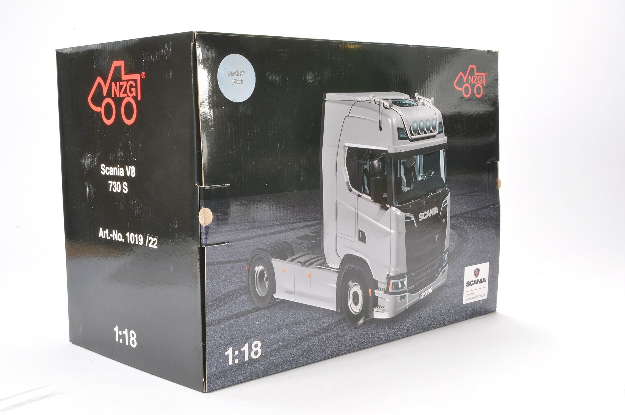 NZG 1/18 diecast model truck issue comprising No. 1019/22