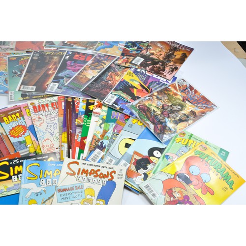 162 - A large collection of modern age comics from mostly Marvel and DC plus some others (Topps, Dynamite,... 