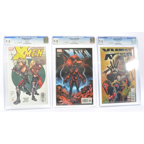 191 - Graded Comic Books Trio Comprising 1) Uncanny X-Men #11 - Marvel Comics 10/16 - Cullen Bunn Story-Gr... 