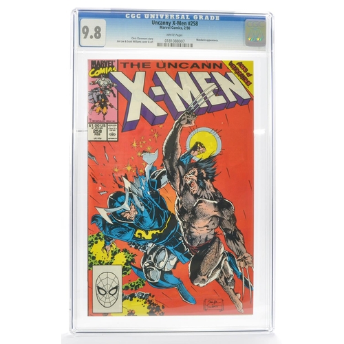 10 - Graded Comic Book Interest Comprising Uncanny X -Men #258 - Marvel Comics 2/90 - Chris Claremont Sto... 