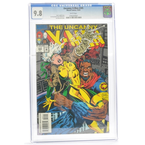 103 - Graded Comic Book Interest Comprising Uncanny X-Men #305 - Marvel Comics 10/93 -Scott Lobdell story-... 