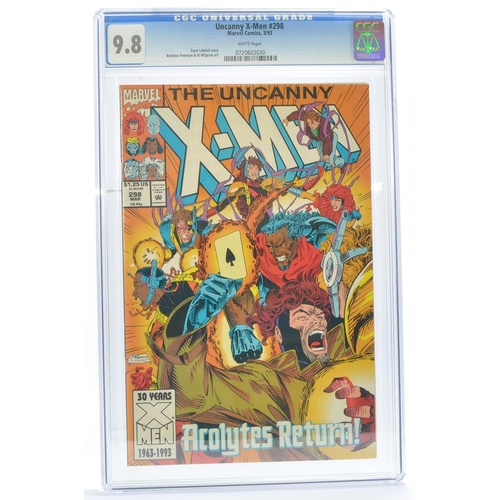 104 - Graded Comic Book Interest Comprising Uncanny X-Men #298 - Marvel Comics 3/93 -Scott Lobdell story-B... 