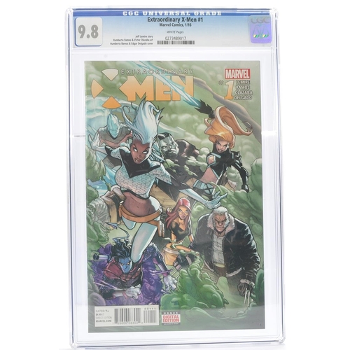 108 - Graded Comic Book Interest Comprising Extraordinary X-Men #1 - Marvel Comics 1/16 - Jeff Lemire stor... 