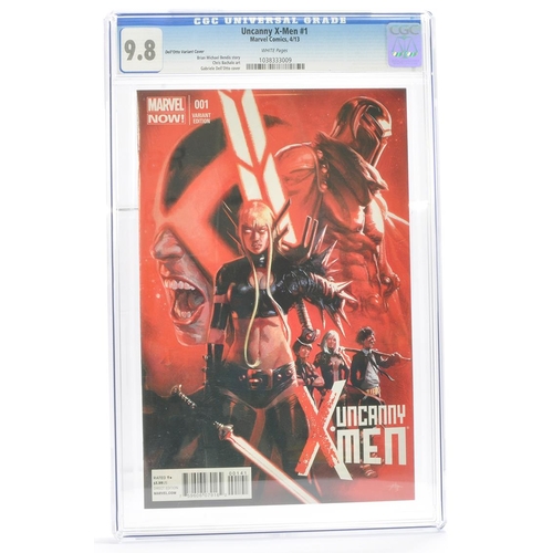 109 - Graded Comic Book Interest Comprising Uncanny  X-Men #1 - Marvel Comics 4/13 - Brian Micheal Bendis ... 