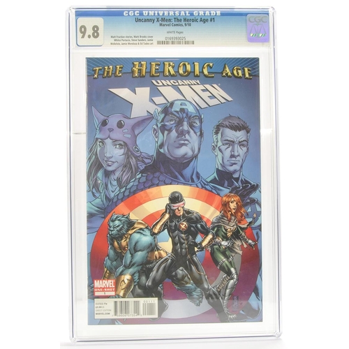 112 - Graded Comic Book Interest Comprising Uncanny X -Men: The Heroic Age #1 - Marvel comics 9/10 - Matt ... 