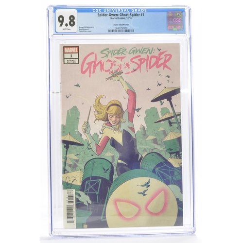 123 - Graded Comic Book Interest Comprising Spider-Gwen Ghost Spider #1 - Marvel Comics 12/18 - Rivera Var... 