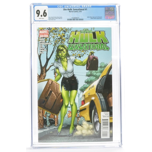 130 - Graded Comic Book Interest Comprising Sensational She-Hulk #1 - Marvel Comics 5/10 - CGC Grade 9.6 -... 