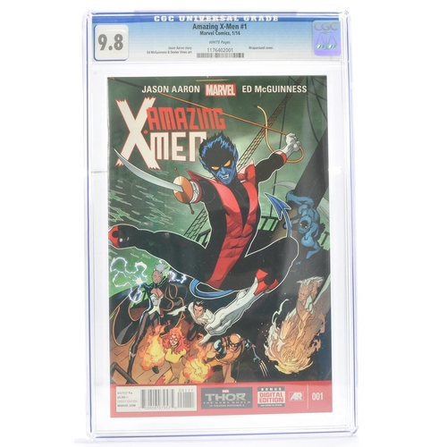 134 - Graded Comic Book Interest Comprising Amazing X-Men #1- Marvel Comics 1/14 - Jason Aaron story. Ed M... 