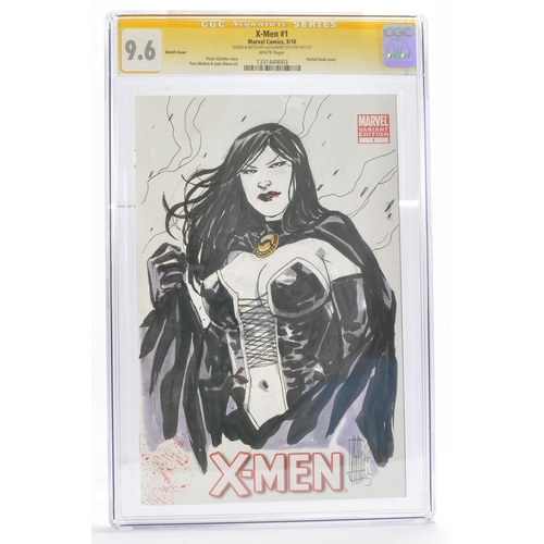 149 - Graded Comic Book Interest Comprising X-Men #1 Sketch Cover - Marvel Comics 9/10 - Signed & Sketch b... 