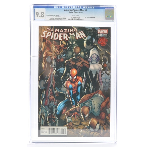 16 - Graded Comic Book Interest Comprising Amazing Spider-Man #7 - Marvel Comics 12/14 - Decomixado Varia... 