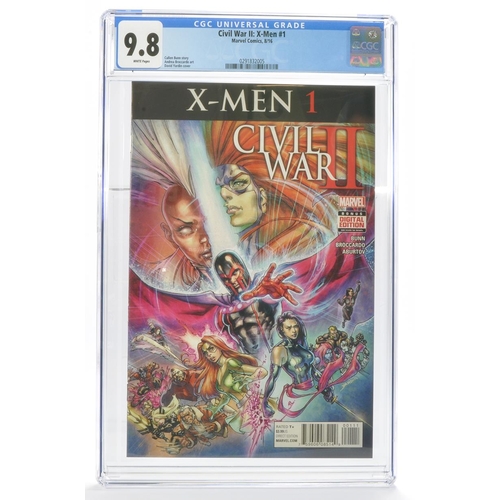 2 - Graded Comic Book Interest Comprising Civil War ll: X -Men #1 - Marvel Comics 8/16 - Cullen Bunn Sto... 