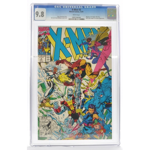 20 - Graded Comic Book Interest Comprising X -Men #3 - Marvel Comics 12/91 - Chris Claremont Story - Jim ... 