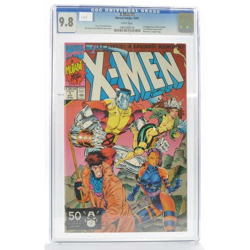 24 - Graded Comic Book Interest Comprising X -Men #1 - Marvel Comics 10/91 - Chris Claremont Story - Jim ... 