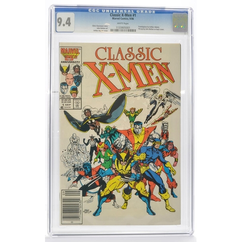 26 - Graded Comic Book Interest Comprising Classic X -Men #1 - Marvel Comics 9/86 - Chris Claremont Story... 