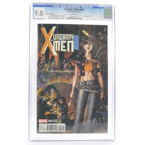 32 - Graded Comic Book Interest Comprising Uncanny X -Men #600 - Marvel Comics 1/16 - Smith Variant Cover... 