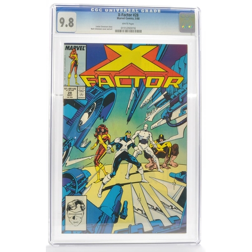 35 - Graded Comic Book Interest Comprising X -Factor #28 - Marvel Comics 5/88 - Louise Simonson Story - W... 