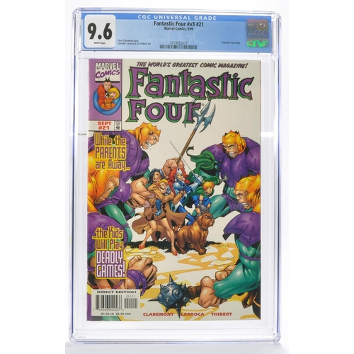 5 - Graded Comic Book Interest Comprising Fantastic Four #v3 #21 - Marvel Comics 9/99 - Chris Claremont ... 