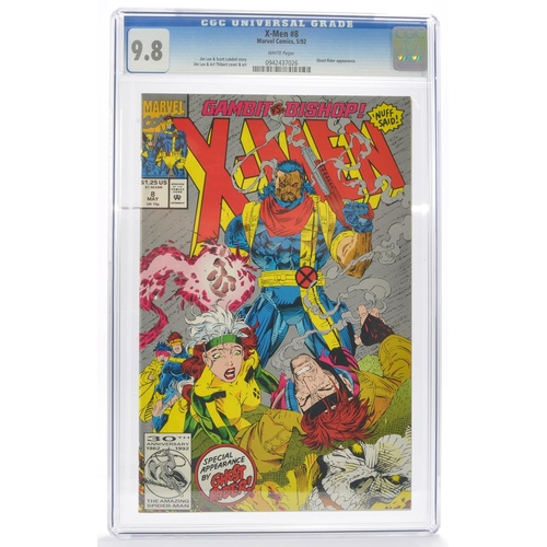 56 - Graded Comic Book Interest Comprising X-Men #8 - Marvel Comics - 5/92 - Jim Lee & Scott Lobdell stor... 