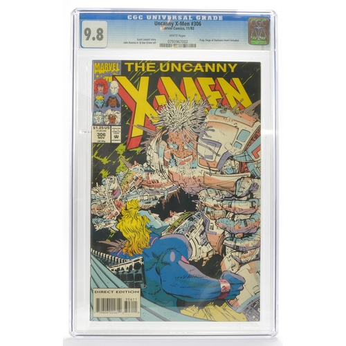 66 - Graded Comic Book Interest Comprising Uncanny X-Men #306 - Marvel Comics 11/93 -Scott Lobdell story-... 