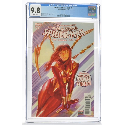 70 - Graded Comic Book Interest Comprising Amazing Spider-Man #15 -Marvel Comics 9/16 - Dan Slott & Chris... 