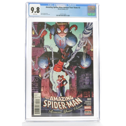 72 - Graded Comic Book Interest Comprising Amazing Spider-Man: Renew Your Vows #3 - Marvel Comics 3/17- G... 