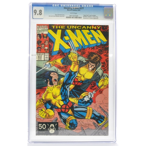 8 - Graded Comic Book Interest Comprising Uncanny X -Men #277 - Marvel Comics 6/91 - Chris Claremont Sto... 