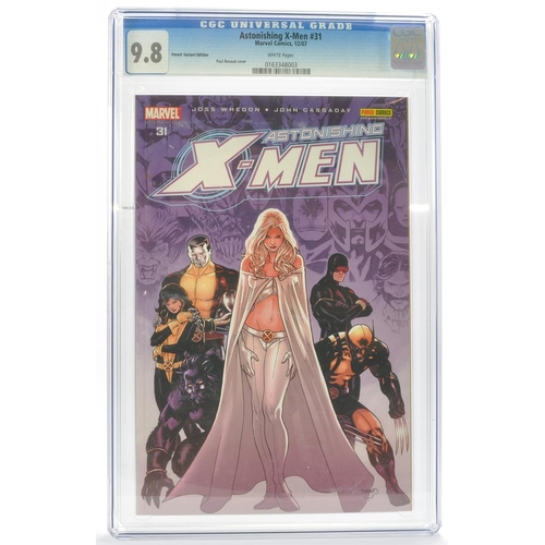 82 - Graded Comic Book Interest Comprising Astonishing X-Men #31 - Marvel Comics 12/07 - French Variant E... 