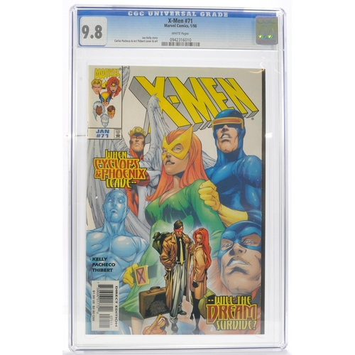 85 - Graded Comic Book Interest Comprising X-Men #71 - Marvel Comics 1/98 - Joe Kelly Story, Carlos Pache... 