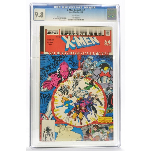 94 - Graded Comic Book Interest Comprising X-Men Annual #12- Marvel Comics 1988 - Chris Claremont Story, ... 