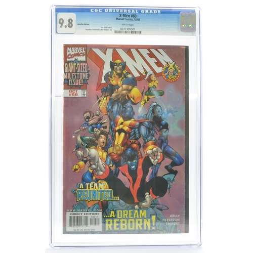 97 - Graded Comic Book Interest Comprising - X-Men #80 - Marvel Comics 10/98 - Holofoil Edition - Joe Kel... 