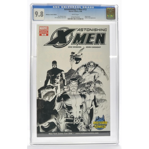 98 - Graded Comic Book Interest Comprising Astonishing X-Men #13 - Marvel Comics 4/06 - Midtown Comics Ed... 