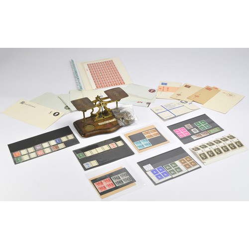 230 - Stamps, to include a collection of Post Office Training Stamps in addition to 1/2p complete sheet, s... 