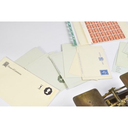 230 - Stamps, to include a collection of Post Office Training Stamps in addition to 1/2p complete sheet, s... 