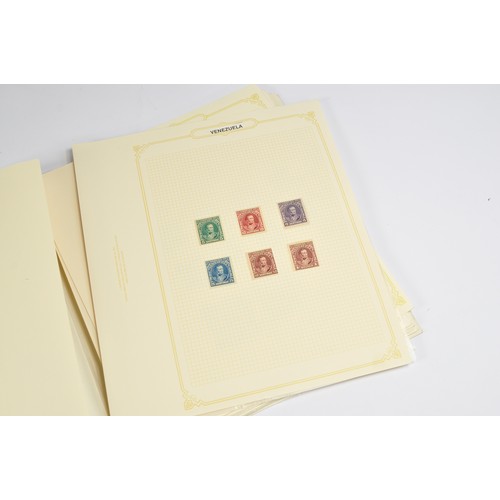 235 - Stamps, to include a Venezuela folder of Mint examples from the late 1800's through to more modern i... 