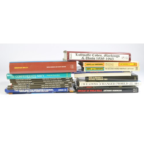 247 - Military Reference books comprising mostly aircraft themes as shown including harder to find issues,... 