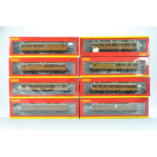 89 - Hornby Model Railway 00 Gauge Coaches, comprising LNER Gresley Suburban 1st Class Coach, LNER Thomps... 