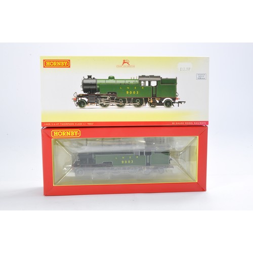 105 - Model Railway comprising Hornby R3189 LNER2-6-4T Thompson Class L1 9003, appears excellent with litt... 