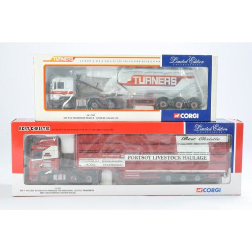 197 - Corgi Diecast Model Trucks issue comprising No. CC12707 ERF ECS Feldbinder Tanker in livery of Turne... 