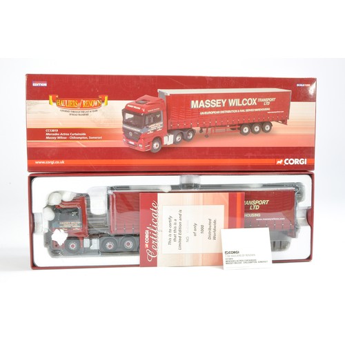 227 - Corgi Diecast Truck issue comprising No. CC138819 Mercedes Actros Curtainside in the livery of Masse... 