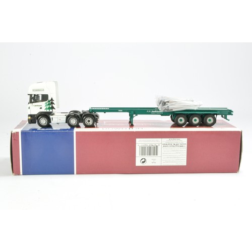 237 - Corgi Code 3 Model Truck issue comprising Scania Forestry Trailer in livery of AW Jenkinson. Good to... 